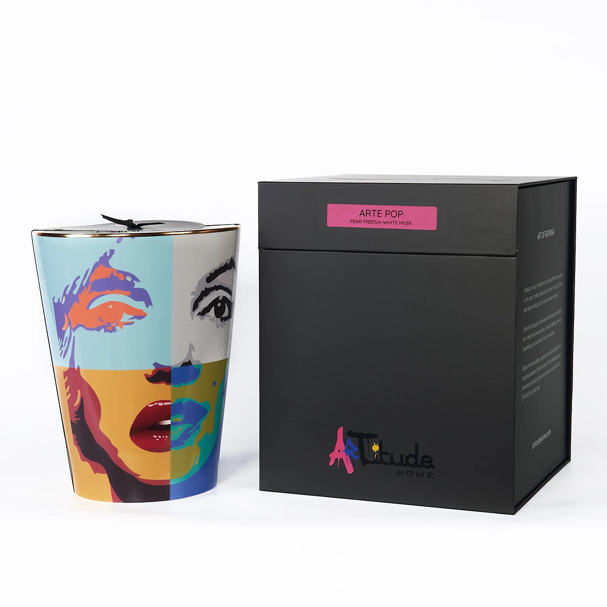 Arte Pop Scented Candle – Powder fragrance | Artitude Home | Hallburg.ae