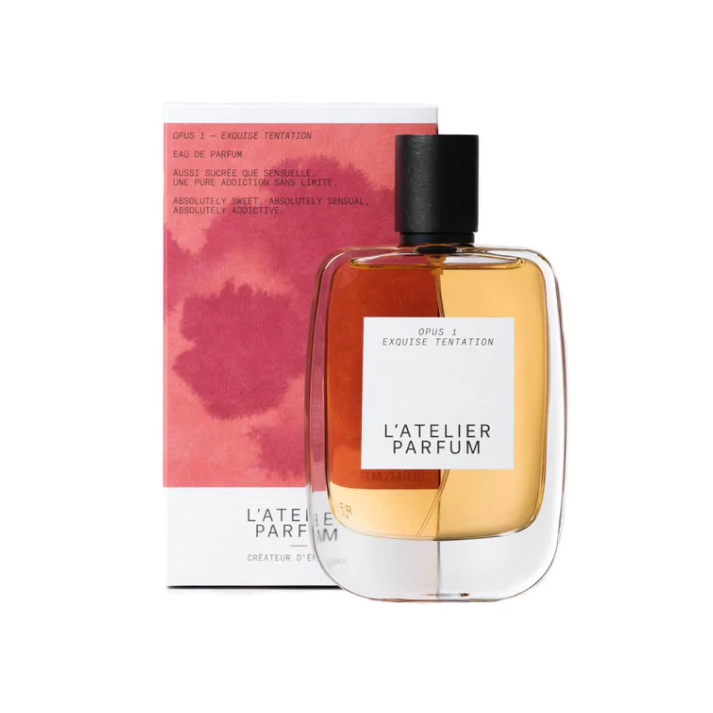Exquise Tentation 50ml perfume by L'Atelier Parfum – Sweet and Gourmand fragrance bottle