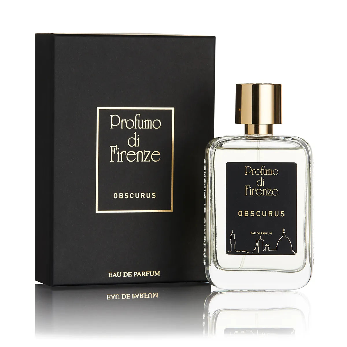 Profumo di Firenze Obscurus perfume bottle and packaging on a white background