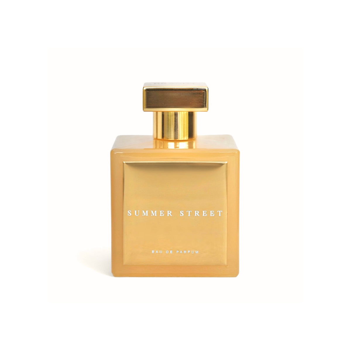 Summer Street Eau de Parfum by Brandt – Floral Amber fragrance in golden bottle | Hallburg