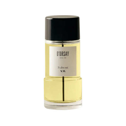 Perfume bottle labeled 'D'Orsay' on a white background
