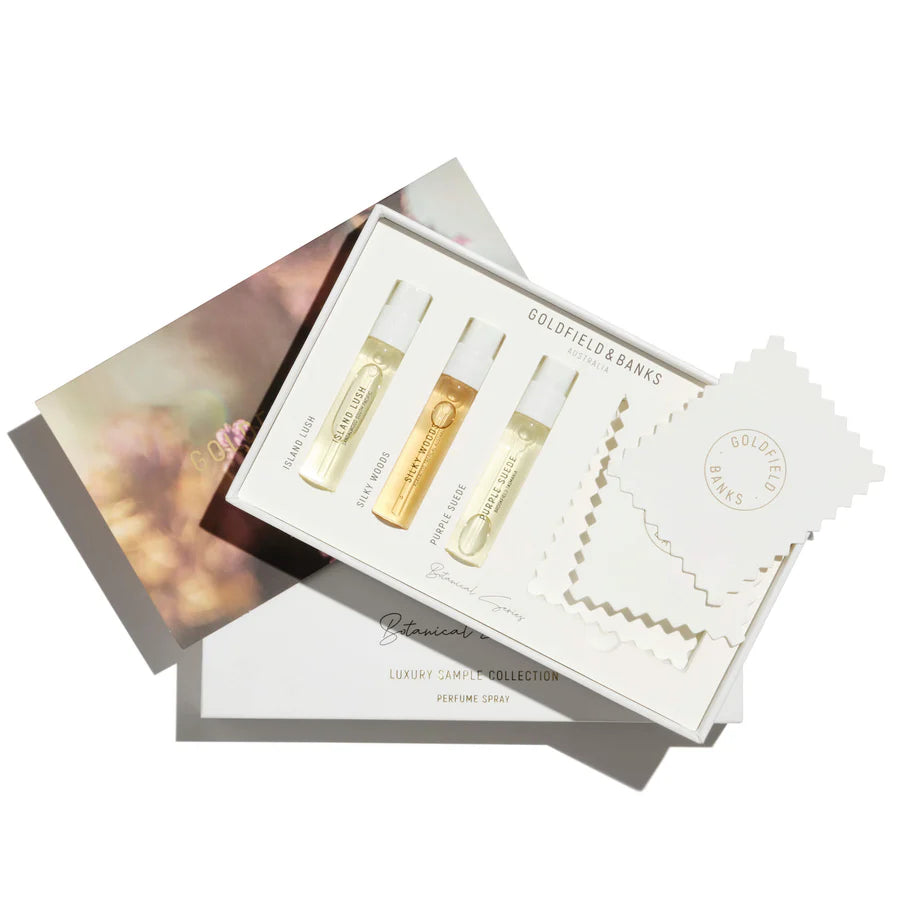 Botanical Series Luxury Sample Collection (3 X 2ml) - Goldfield & Banks |  Hallburg AE.