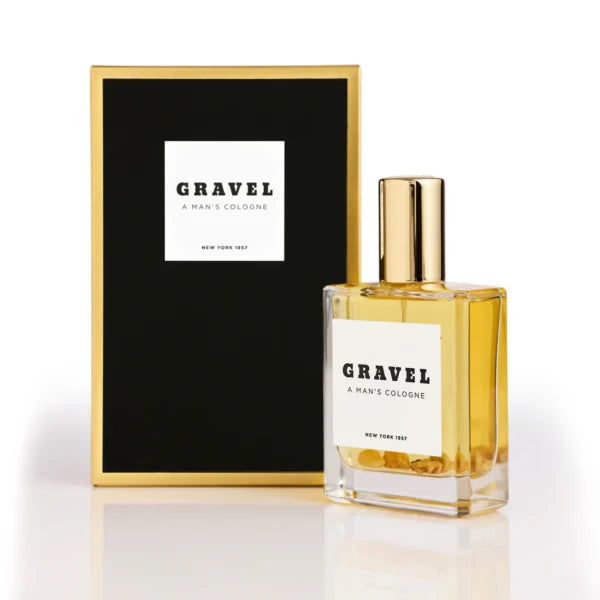 A Man’s Cologne by GRAVEL luxury perfume bottle with black packaging box
