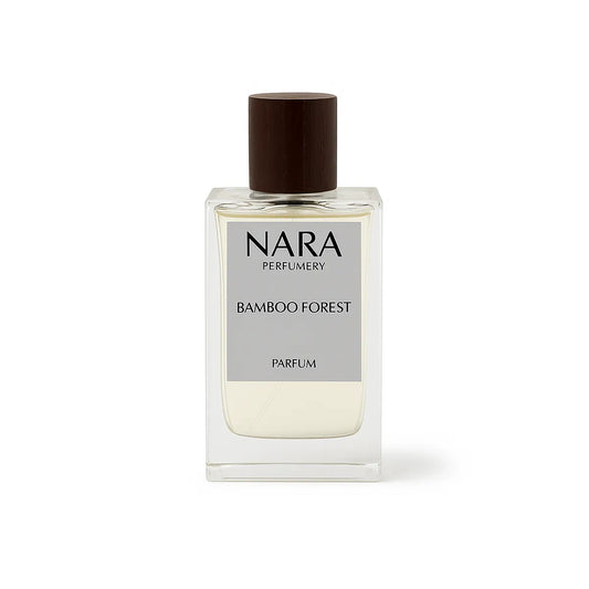 Nara Perfumery Bamboo Forest parfum bottle on a white background