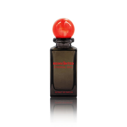 Reinvented Ethereal Soul Extrait de Parfum bottle with red marble cap luxury niche fragrance