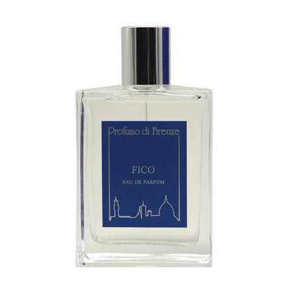 Perfume bottle labeled 'FICO' by Profumo di Firenze on a white background