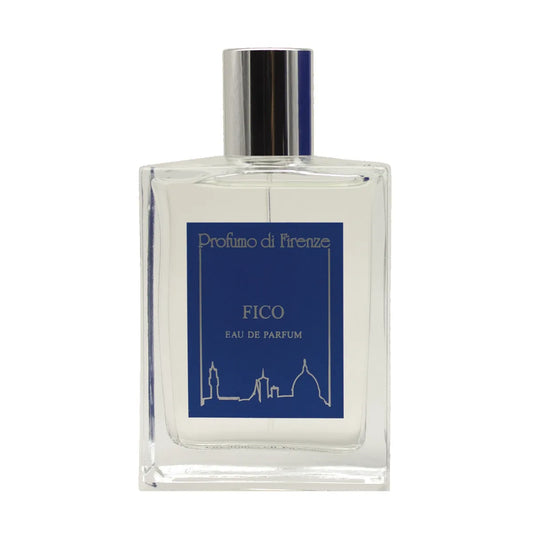 Perfume bottle labeled 'FICO' by Profumo di Firenze on a white background