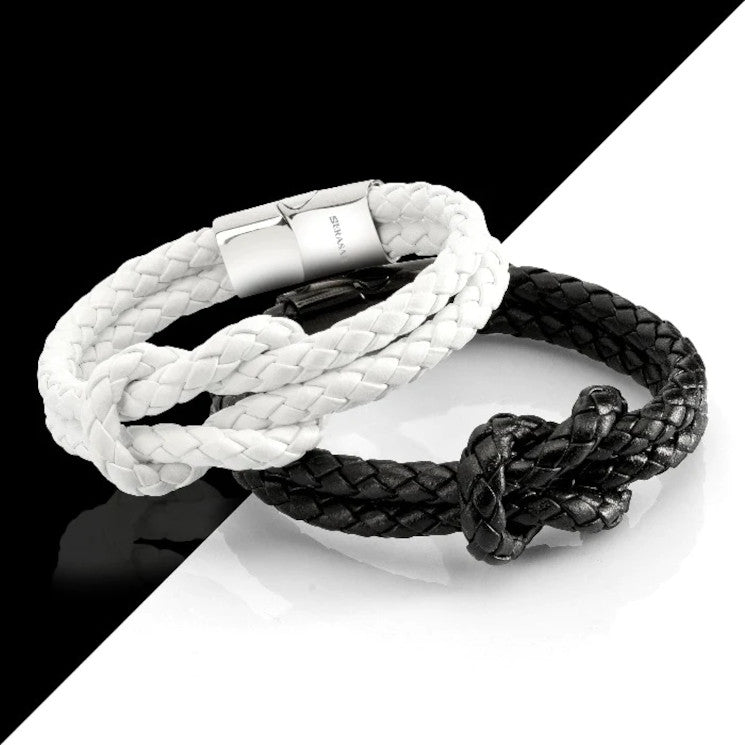 Leather bracelet “Knot” - Black