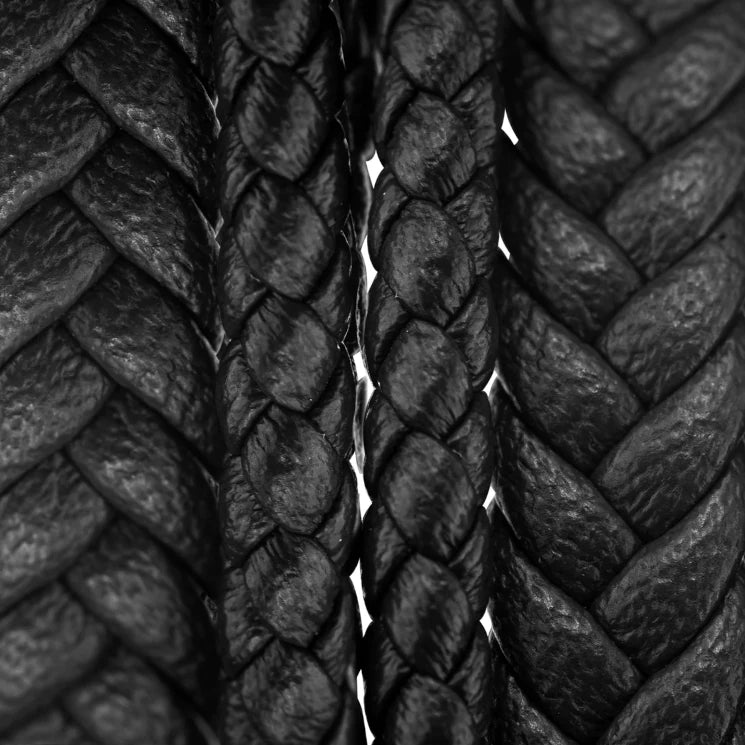 Leather bracelet “wrap” - Black